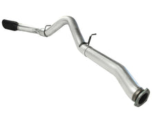 Load image into Gallery viewer, aFe Atlas Exhaust 5in DPF-Back Al Steel 07.5-10 GM Diesel Trucks V8-6.6L (td) LMM (Blk Tip) DPF Back aFe