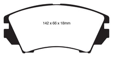 Load image into Gallery viewer, EBC 10+ Buick Allure (Canada) 3.0 Yellowstuff Front Brake Pads Brake Pads - Performance EBC