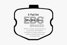 Load image into Gallery viewer, EBC 06-08 Chevrolet Corvette (C6) 7.0 (Z06) Bluestuff Rear Brake Pads Brake Pads - Racing EBC