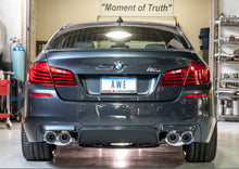 Load image into Gallery viewer, AWE Tuning BMW F10 M5 Touring Edition Axle-Back Exhaust Chrome Silver Tips Axle Back AWE Tuning