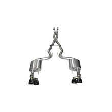 Load image into Gallery viewer, Corsa 2015-2017 Ford Mustang GT 5.0 3in Cat Back Exhaust Black Quad Tips (Xtreme) Catback CORSA Performance