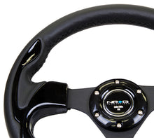 Load image into Gallery viewer, NRG Reinforced Steering Wheel (320mm) Blk w/Gloss Black Trim Steering Wheels NRG