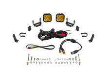 Load image into Gallery viewer, Diode Dynamics SS3 LED Bumper 1 1/2 In Roll Bar Kit Pro - Yellow SAE Fog (Pair) Light Accessories and Wiring Diode Dynamics