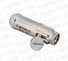 Load image into Gallery viewer, NRG 700 Series M12 X 1.25 Steel Lug Nut w/Dust Cap Cover Set 21 Pc w/Locks & Lock Socket - Silver Lug Nuts NRG