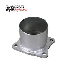 Load image into Gallery viewer, Diamond Eye ADAPTER 4-BOLT FLANGE 4in INNER DIA CLAMP-ON AL: 01-05 CHEVY/GMC 6.6L 2500/3500 CHV-FBA Connecting Pipes Diamond Eye Performance