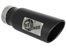 Load image into Gallery viewer, aFe MACH Force-Xp 409 Stainless Steel Exhaust Tip 3.5 In x 4.5in Out x 12in L Clamp-On Catback aFe