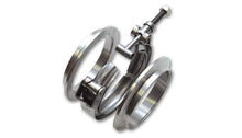 Load image into Gallery viewer, Vibrant T304 SS V-Band Flange Assembly for 2.75in O.D. Tubing incl 2 V-Band flanges & 1 V-Band Clamp Flanges Vibrant