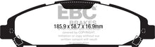 Load image into Gallery viewer, EBC 15+ Ford Mustang 2.3 Turbo Redstuff Front Brake Pads Brake Pads - Performance EBC