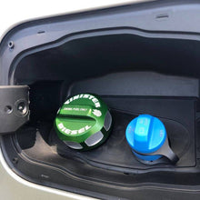 Load image into Gallery viewer, Sinister Diesel 08-16 Ford Powerstroke 6.4/6.7L Fuel Cap- Green Oil Caps Sinister Diesel