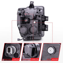 Load image into Gallery viewer, ANZO 2008-2010 Ford F-250 Projector Headlights w/ Halo Black (CCFL) Headlights ANZO