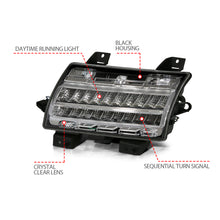 Load image into Gallery viewer, ANZO 18-19 Jeep Wrangler JL Halogen Chrome Clear w/ Sequential Signal Lights Corner ANZO