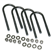 Load image into Gallery viewer, Superlift U-Bolt 4 Pack 9/16x3-5/8x15.5 Round w/ Hardware Bolts Superlift