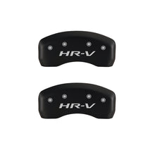 Load image into Gallery viewer, MGP 4 Caliper Covers Engraved Front Honda Engraved Rear HR-V Red finish silver ch Caliper Covers MGP