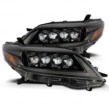 Load image into Gallery viewer, AlphaRex 11-21 Toyota Sienna LUXX LED Proj Headlights Plank Style Alpha Black w/Seq Signal/DRL Headlights AlphaRex