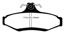 Load image into Gallery viewer, EBC 99+ Daewoo Leganza 2.2 Redstuff Rear Brake Pads Brake Pads - Performance EBC