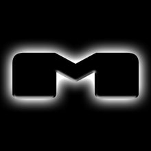 Load image into Gallery viewer, ORACLE Lighting Universal Illuminated LED Letter Badges - Matte Blk Surface Finish - M SEE WARRANTY Light Accessories and Wiring ORACLE Lighting