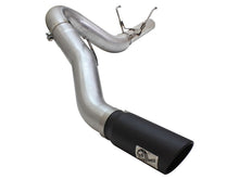 Load image into Gallery viewer, aFe MACHForce XP Exhaust Large Bore 5in DPF-Back SS 13-15 Dodge Trucks L6-6.7L (td) *Black Tip DPF Back aFe