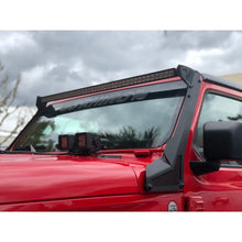 Load image into Gallery viewer, Go Rhino 18-20 Jeep Wrangler JL/JLU/Gladiator JT XE Windshield Light Bar Mount - 50in Single Row Light Mounts Go Rhino