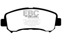 Load image into Gallery viewer, EBC 14+ Nissan Juke 1.6 Turbo Nismo RS Yellowstuff Front Brake Pads Brake Pads - Performance EBC