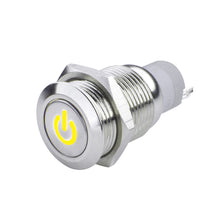 Load image into Gallery viewer, Oracle Pre-Wired Power Symbol On/Off Flush Mount LED Switch - Yellow SEE WARRANTY Light Accessories and Wiring ORACLE Lighting