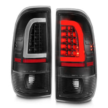 Load image into Gallery viewer, ANZO 1997-2003 Ford F-150 LED Tail Lights w/ Light Bar Black Housing Clear Lens Tail Lights ANZO