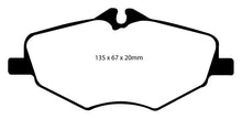 Load image into Gallery viewer, EBC EBCDP31488C EBC 06-09 Mercedes-Benz E320 3.0 TD Redstuff Front Brake Pads