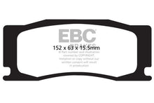 Load image into Gallery viewer, EBC EBCDP52111NDX EBC 08-09 Jaguar XKR 4.2L Supercharged Bluestuff Front Brake Pads