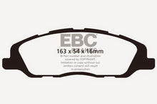 Load image into Gallery viewer, EBC EBCDP41868R EBC 13-14 Ford Mustang 3.7 (A/T+Performance Pkg) Yellowstuff Front Brake Pads