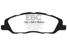 Load image into Gallery viewer, EBC EBCDP41868R EBC 13-14 Ford Mustang 3.7 (A/T+Performance Pkg) Yellowstuff Front Brake Pads