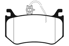 Load image into Gallery viewer, EBC EBCDP42326R EBC 2016+ Alfa Romeo Giulia 2.9L Twin Turbo Yellowstuff Rear Brake Pads