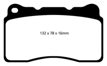 Load image into Gallery viewer, EBC EBCDP42093R EBC 2016+ Cadillac CT6 2.0L Turbo Yellowstuff Front Brake Pads