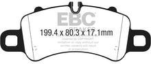 Load image into Gallery viewer, EBC EBCDP52307NDX EBC 2016+ Porsche 911 (991/2 w/Cast Iron Rotors) 3.0TT Carrera Bluestuff Front Brake Pads