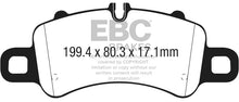 Load image into Gallery viewer, EBC EBCDP42307R EBC 2016+ Porsche Boxster 718 (Iron Rotors Only) 2.5L Turbo Yellowstuff Front Brake Pads