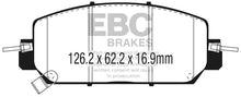 Load image into Gallery viewer, EBC EBCDP23084 EBC 2017+ Honda Clarity Fuel Cell Greenstuff Front Brake Pads