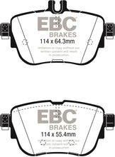 Load image into Gallery viewer, EBC EBCDP42297R EBC 2017+ Mercedes-Benz E300 (W213) Yellowstuff Rear Brake Pads