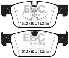 Load image into Gallery viewer, EBC EBCDP32305C EBC 2017+ Volvo S90 2.0L Turbo Redstuff Front Brake Pads