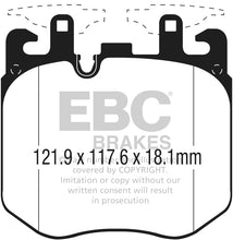 Load image into Gallery viewer, EBC EBCDP32304C EBC 2019+ BMW X5 3.0T / 2020+ BMW X6 4.4TT M50 (G05/G06/G07) Redstuff Front Brake Pads