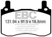 Load image into Gallery viewer, EBC EBCDP52357NDX EBC 2019+ Genesis G70 2.0T Bluestuff Rear Brake Pads