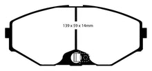Load image into Gallery viewer, EBC EBCDP31471C EBC 93-97 Infiniti J30 3.0 Redstuff Front Brake Pads