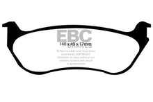 Load image into Gallery viewer, EBC EBCUD690 EBC 95-97 Ford Crown Victoria 4.6 (Phenolic PisTons) Ultimax2 Rear Brake Pads