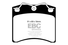 Load image into Gallery viewer, EBC EBCUD703 EBC 96-98 Volkswagen Eurovan 2.5L (w/Vented Rotors) Ultimax2 Front Brake Pads
