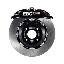 Load image into Gallery viewer, EBC EBCBBK007BLK-2 EBC Racing 12-17 Ford Fiesta ST (Mk7) Black Apollo-4 Calipers 330mm Rotors Front Big Brake Kit