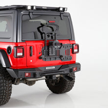 Load image into Gallery viewer, Go Rhino 08-22 Jeep Wrangler JL/JLU Body Mount Spare Tire Carrier - Tex. Blk Tire Carriers Go Rhino