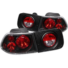 Load image into Gallery viewer, ANZO 1996-2000 Honda Civic Coupe Taillights Black Tail Lights ANZO