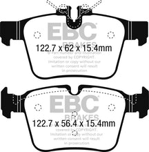 Load image into Gallery viewer, EBC 15+ Mercedes-Benz C300 (W205) 2.0 Turbo 4-matic Greenstuff Rear Brake Pads Brake Pads - Performance EBC