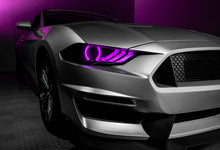 Load image into Gallery viewer, Oracle Lighting 18-23 Ford Mustang Dynamic ColorSHIFT LED Headlights - Black Series SEE WARRANTY Headlights ORACLE Lighting