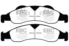 Load image into Gallery viewer, EBC 07-09 Ford Expedition 5.4 2WD Yellowstuff Front Brake Pads Brake Pads - Performance EBC