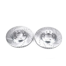 Load image into Gallery viewer, Power Stop 03-11 Saab 9-3 Front Evolution Drilled & Slotted Rotors - Pair Brake Rotors - Slot & Drilled PowerStop