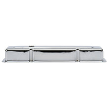 Load image into Gallery viewer, Edelbrock Valve Cover Signature Series Chevrolet 1959-1986 262-400 CI V8 Low Chrome Valve Covers Edelbrock