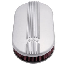 Load image into Gallery viewer, Edelbrock EDE41199 Edelbrock Air Cleaner Classic Series Oval Aluminum 17 5In X 9 35In X 4 45In Dual Carburetor